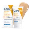 CeraVe Hydrating Mineral Sunscreen SPF 30 with Sheer Tint, Tinted Mineral Sunscreen with Zinc Oxide & Titanium Dioxide, Blends Seamlessly For Healthy Glow, Light, 1.7 Oz view 1