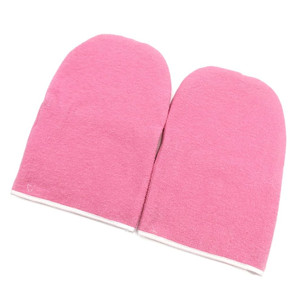 feet paraffin wax gloves 1Pair Paraffin Wax Work Gloves Wax Bath Hand Treatment Mitts Soft Cotton Mittens Moisturizing Hand Care Kit Reusable Paraffin Wax Gloves For Salon Or Home Use