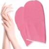 feet paraffin wax gloves 1Pair Paraffin Wax Work Gloves Wax Bath Hand Treatment Mitts Soft Cotton Mittens Moisturizing Hand Care Kit Reusable Paraffin Wax Gloves For Salon Or Home Use view 4