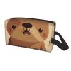 RLDOBOFE Toiletry Bag for Women Men Dopp Kit Travel Makeup Bag Make Up Organizers Cosmetic Bag Hello Written on the Bear Hanging Toiletry Bag Shaving Bag with Large Capacity for Travel view 2