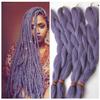 High Temperature Fiber Synthetic Braiding Hair Extension 24Inch 60Cm Long Braids view 3