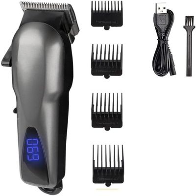 CXAPRDSH Hair Clippers for Men, Men's Electric Hair Clipper Rechargeable Hair Clipper Cordless Electric Beard Trimmer Hair Cutting Machine Clipper