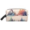 RLDOBOFE Toiletry Bag for Women Men Dopp Kit Travel Makeup Bag Make Up Organizers Cosmetic Bag Several Different Mountains Hanging Toiletry Bag Shaving Bag with Large Capacity for Travel view 1