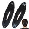 Bun Maker Hair Bun Maker 2Pcs Butterflies and Beans Dotted Bun Maker Exquisite Bun Maker for Long Hair Women Mesh Hairstyles Accessories view 2