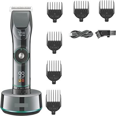 CXAPRDSH Hair Trimmer Professional Cordless 15 Speed Adjustable Hair Trimmer for Men Beard Hair Clipper Electric Hair Cutting Machine Barber Shop Kit Hair Care and Styling