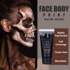 BOBISUKA Brown Face Body Paint, Water Based Face Painting for Art Theater Halloween Party Cosplay Clown SFX Makeup for Women Adults, Non-Toxic Washable view 4