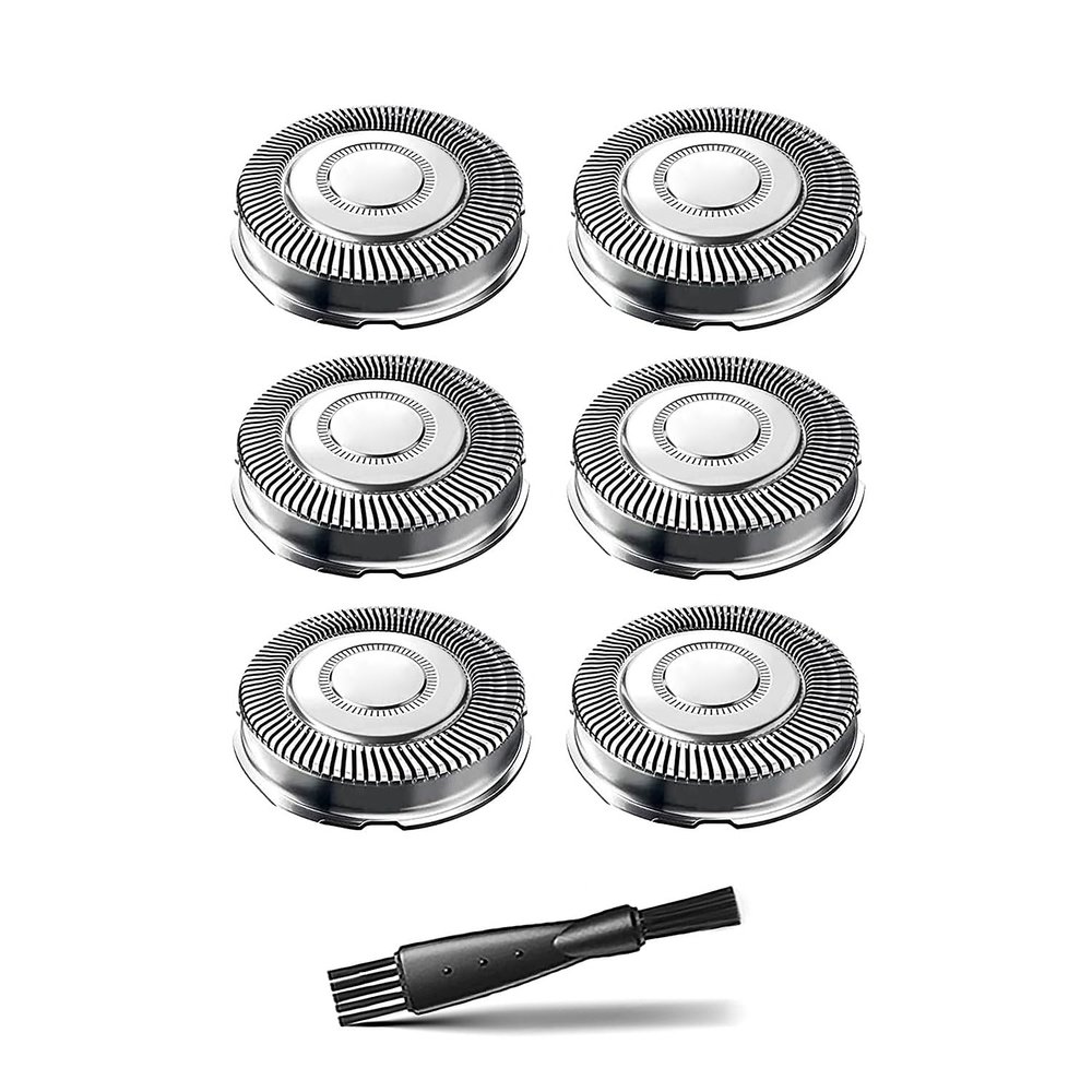 SH71/52 Replacement Heads compatible with Philips Norelco Shaver Series 7000 and Angular Series 5000, Latest Version for Refreshed RQ12/70, RQ12/60, SH70/70 Durable Sharp SH71 Shaving Blades 6 pack