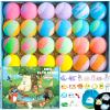 SudsyRoar Bath Bombs for Kids with Surprise Inside  24 Pack Handmade Bath Bombs with Glow-in-The-Dark Land & Sea Toys, Fizzy Bath Salt Balls, Birthday Party Favors for Boys and Girls view 1