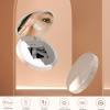 Sunscreen Test Mirror, Camera for Sunscreen Test with Light 2X Magnification Travel Makeup 3.5in Pocket for Skin view 3