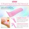 Hair Removal Aid Kit: 3 Body Sponges & Depilatory Cream Spatula - Gentle on Skin, 100% PVA Material, for Men & Women view 4