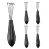 SHITOOMFE comb cleaning tool Hair Brush Cleaner Comb Cleaning Tool Cleaning Claws Mini Hair Dirt Remover with Metal Wire Rake Black 5 Pcs view 1