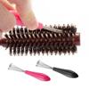 SHITOOMFE comb cleaning tool Hair Brush Cleaner Comb Cleaning Tool Cleaning Claws Mini Hair Dirt Remover with Metal Wire Rake Black 5 Pcs view 2