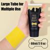 BOBISUKA Yellow Face Body Paint, Water Based Face Painting for Art Theater Halloween Party Cosplay Clown SFX Makeup for Women Adults, Non-Toxic Washable view 2