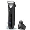 Zesuti 2-in-1 Manscape Trimmer for Men,Body & Groin Hair Trimmers for Men,Bikini Trimmer Women- Wet/Dry Electric Razors for Smooth No-Nick Shaving,IPX7 Waterproof Ball Shaver,LED Display,Black view 1