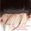Brazilian HD Lace Frontal 8 Inch Straight 13x4 Human Hair Frontal Black Middle Part 100% Human Hair 13x4 Lace Frontal With Baby Hair (8 Inch, Black) view 3
