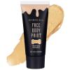 BOBISUKA Gold Face Body Paint, Water Based Face Painting for Art Theater Halloween Party Cosplay Clown SFX Makeup for Women Adults, Non-Toxic Washable view 1