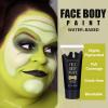 BOBISUKA Ogre Green Face Body Paint, Water Based Face Painting for Art Theater Halloween Party Cosplay Clown SFX Makeup for Women Adults, Non-Toxic Washable view 4