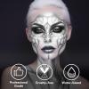 BOBISUKA Silver Face Body Paint, Water Based Face Painting for Art Theater Halloween Party Cosplay Clown SFX Makeup for Women Adults, Non-Toxic Washable view 3