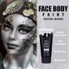BOBISUKA Silver Face Body Paint, Water Based Face Painting for Art Theater Halloween Party Cosplay Clown SFX Makeup for Women Adults, Non-Toxic Washable view 4