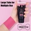 BOBISUKA Pink Face Body Paint, Water Based Face Painting for Art Theater Halloween Party Cosplay Clown SFX Makeup for Women Adults, Non-Toxic Washable view 2