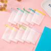 EDBAZLAGE 1 set = 100 foaming nets, soaps, facial cleanser, foaming nets, foaming nets, cleansing nets, handmade soap bubblers, washing face foaming nets, 1# Ribbon 9*11cm view 2