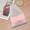 EDBAZLAGE 1 set = 100 foaming nets, soaps, facial cleanser, foaming nets, foaming nets, cleansing nets, handmade soap bubblers, washing face foaming nets, 1# Ribbon 9*11cm view 4
