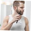 FOMIYES 4pcs Beard Styling Tool Set Beard Pen Brush Folding Comb Scissors for Professional Home Grooming Ergonomic Portable Design for Travel and Everyday Use view 2