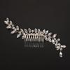 BERYUAN Bridal Full Rhinestone Hair Comb Teardrop Rhinestone Bridal Headpiece Crystal Rhinestone Hair Comb Silver Gold Wedding Hairpiece for Brides Bridesmaid (silver) view 1