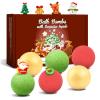 Christmas Bath Bombs for Kids with Surprise Toys Inside, 2025 Christmas Stocking Stuffers Gift for Kids, 6 Pack Bubble Bath Bomb for Boys Girls Toddlers view 1