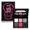 Afflano Goth Pink Eyeshadow Palette, Black Silver Pink Smokey Eyes Makeup Eyeshadow Pallet With Mirror, for Goth Girls Women Long Lasting Daily Valentine makeup, Emo Halloween Clown SFX Gothic Looks view 1