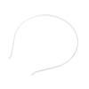10Pcs/Lot 5mm/0.21in Silver Metal Hairband Decorative Headband For Girls Wholesale Craft Hair Hoop Headwear view 2