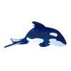 Funny Tiger Whale Hair Clips,Cellulose Acetate Hair Clips,Big Claw Clips for Girl,Hair Accessories,Royal Blue view 1