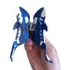 Funny Tiger Whale Hair Clips,Cellulose Acetate Hair Clips,Big Claw Clips for Girl,Hair Accessories,Royal Blue view 4
