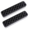 Shorven 2 Pack Silicone Makeup Brush Holder, Multi-Purpose Cosmetic Storage Box Desktop Organizers for for Makeup Set, Painting Brushes and Craft Black view 1