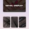 Jkjhbhged Nail Art Rhinestones Eyelashes Extension Straight & Curved Tweezers Tool Set-Black view 2