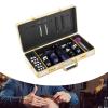 CAIHAOA Barber Carrying Case, Professional Hair Stylist Tool Kits Organizer, Adjustable Shoulder Strap Barber Clipper Organizer Box for Clipper Trimmers Scissors Combs Tools(21.65 x 10.63 x 4.33 Inch) view 3