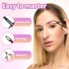 3Pcs Precision Scissor Tweezers, Eyebrow Tweezers with Scissor Handles, Pinzas Para Cejas for Women Facial Hair and Eyebrow Care(Gold, Silver, Black) view 3