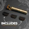Limited Edition Handsome Habits Cordless Hair Trimmer for Men - Rechargeable Electric Razor with Stylish Metal Body, Year of The Dragon Design view 4
