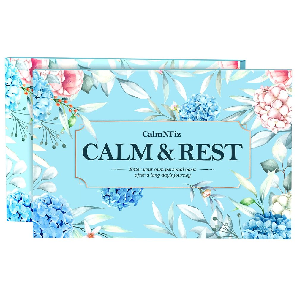 CalmNFiz 12 Pack Shower Steamers Aromatherapy, Stocking Stuffers for Women Men, Birthday Gifts for Her, Christmas White Elephant Gifts for Mom Adults Teen, Relaxation Self Care Natural Essential Oil
