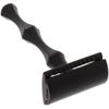 West Coast Shaving Midnight Collection Razor 47B, Black Stainless Steel (Closed Comb) view 1