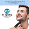 aqxreight Mini Electric Shaver Portable Rechargeable Quiet Work Low Noise for Travel Home Men (Black) view 3