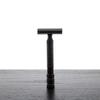 West Coast Shaving Midnight Collection Razor 79B, Black Stainless Steel (Open Comb) view 1
