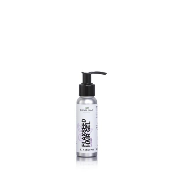 A Simple Planet Flaxseed Medium Hold Hair Gel, (2.7 Floz, Lavender)