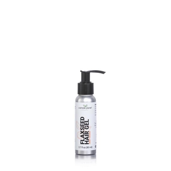A Simple Planet Flaxseed Medium Hold Hair Gel, (2.7 Floz, Sweet Orange)
