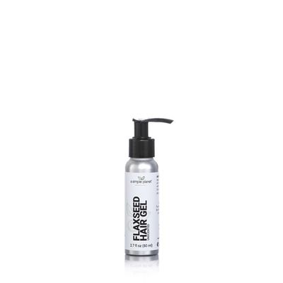 A Simple Planet Flaxseed Medium Hold Hair Gel, (2.7 Floz, Unscented)