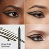 HAUS LABS BY LADY GAGA Optic Intensity Eco Eyeliner - Onyx Gold Shimmer + Complimentary Sheet Face Masque view 2