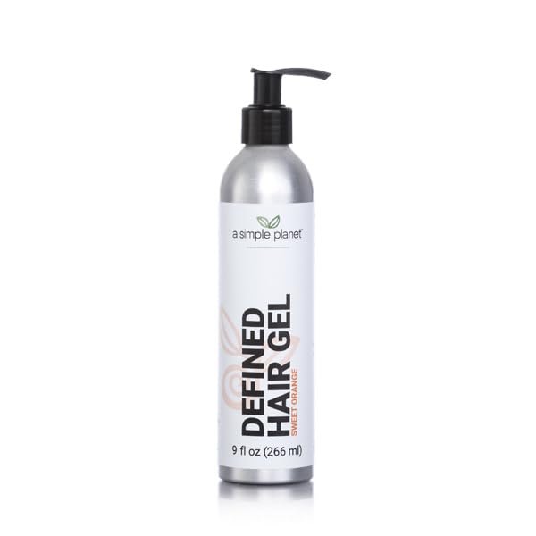 A Simple Planet Defined Hair Gel, (9 Floz, Sweet Orange)