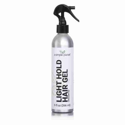 A Simple Planet Flaxseed Light Hold Hair Gel, (9 Floz, Unscented)