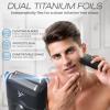 HUMMINGBIRD MK2 Compact Foil Shaver  No Nick, No Cut, No Razor Burn Face Shaver for Men, Portable USB C Rechargeable, Dual Foil Flex Head Electric Razor, LED Display, Travel Head & Facial Groomer view 2