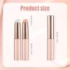 2pcs Silicone Lip and Concealer Makeup Brushes, Lip Mask Applicator Silicone Lip Brush with Cap Multifunctional Make Up Beauty Brush for Lipsticks, Lip Gloss, Lip Balm, Concealer and Nail view 2